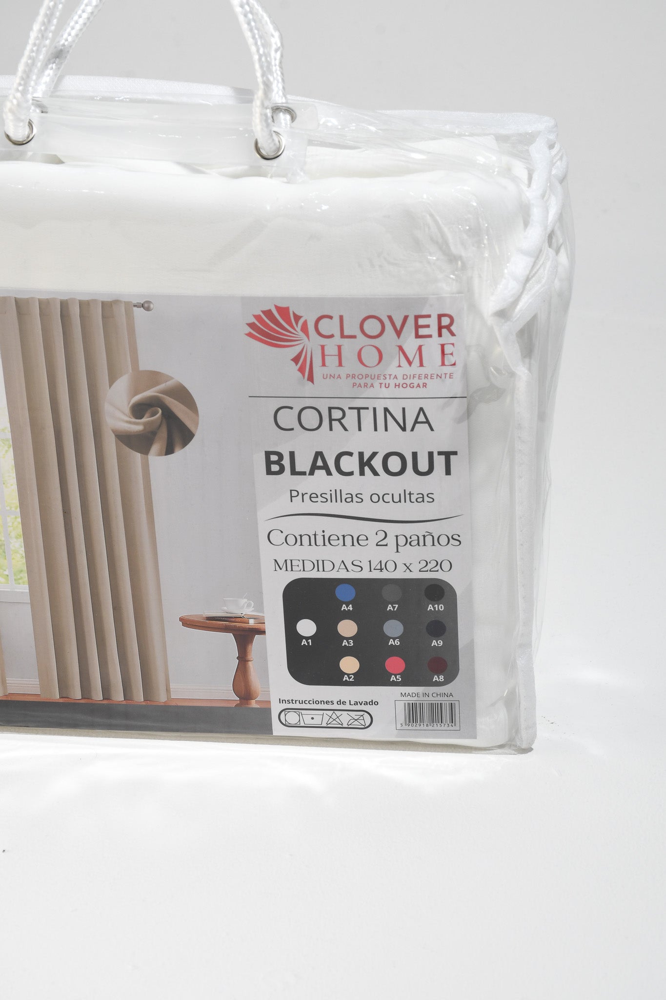 CORTINA BLACKOUT 140x220CM  BLANCO