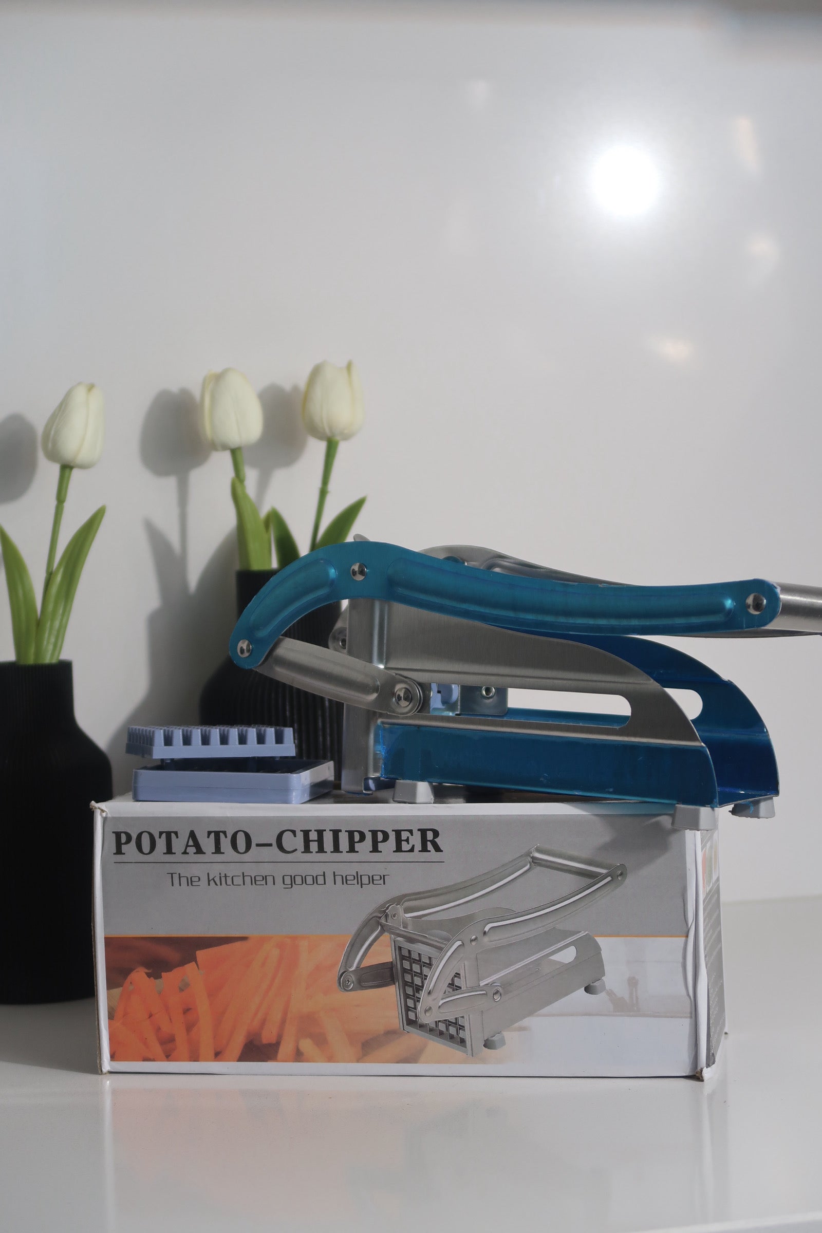 CORTADOR DE PAPAS FRITAS ACERO